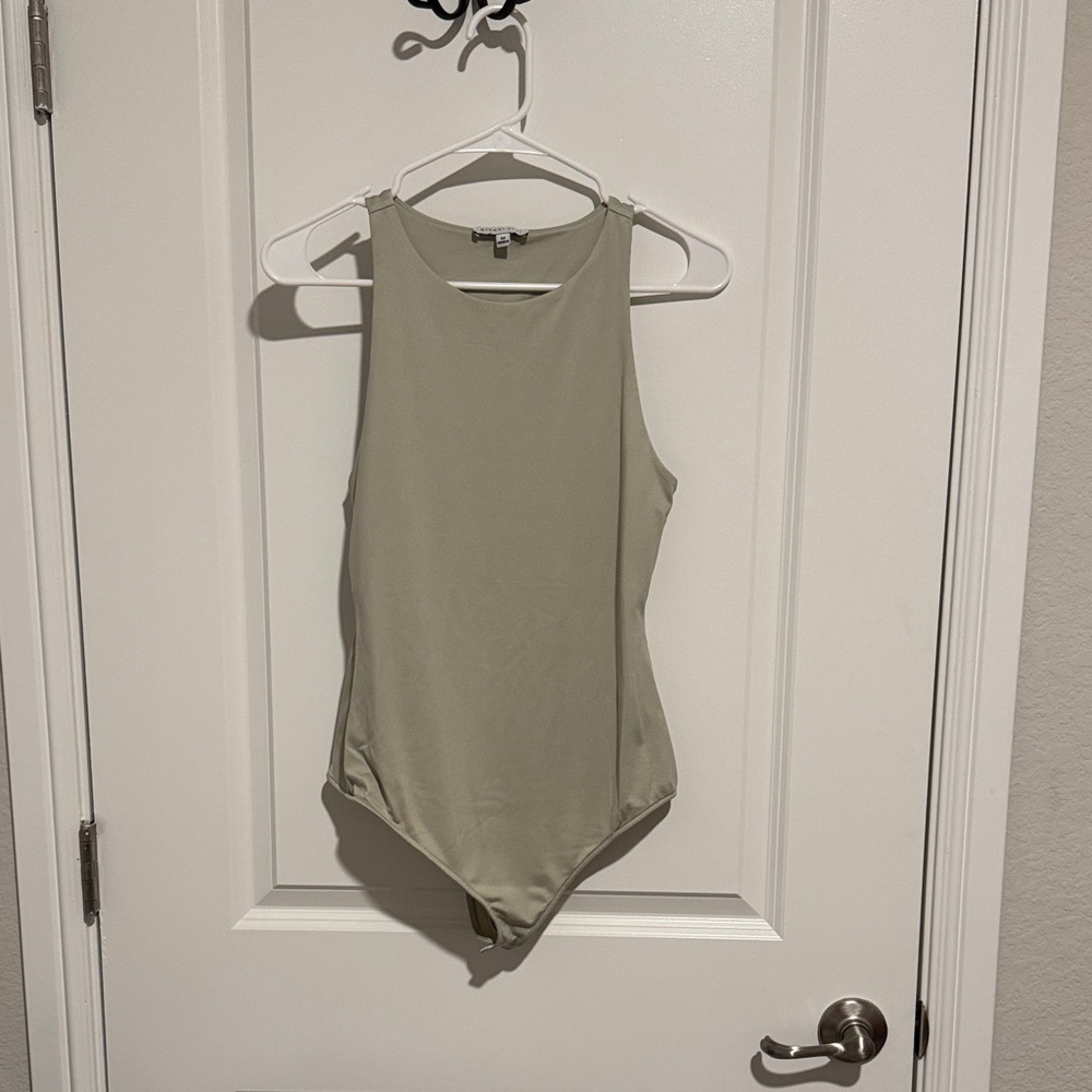 Gianni Bini Olive Green Bodysuit